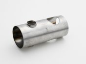 Φ54 インナー パンチングパイプ（板巻き加工・バーリンク加工）｜板巻き金属パイプ製造.com