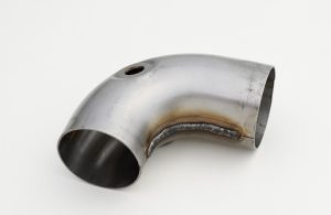 エキゾーストシステム用 パイプ（モナカ加工・絞り加工）｜板巻き金属パイプ製造.com