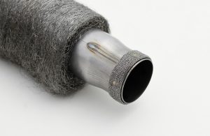 Φ56.6 インナー パンチングパイプ（板巻き加工・SUSウール付）｜板巻き金属パイプ製造.com