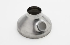 排気管　キャップ用コーン（深絞り加工）｜板巻き金属パイプ製造.com