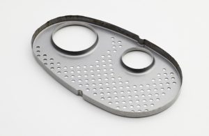 セパレーター用　パンチングプレート（絞り加工・バーリング加工）｜板巻き金属パイプ製造.com