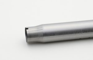 Φ35.5 インナー パンチングパイプ（板巻き加工・縮管加工・切り欠き加工）｜板巻き金属パイプ製造.com
