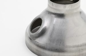 排気管　キャップ用コーン（深絞り加工）｜板巻き金属パイプ製造.com